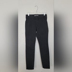 Old Navy Super Skinny Mid-Rise Black Denim Jegging Pants